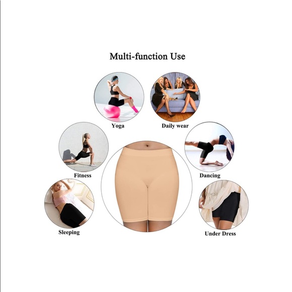 Simiya Slip 1 Shorts for Women Comfortable Seamless Smooth Slip Shorts - Picture 3 of 4